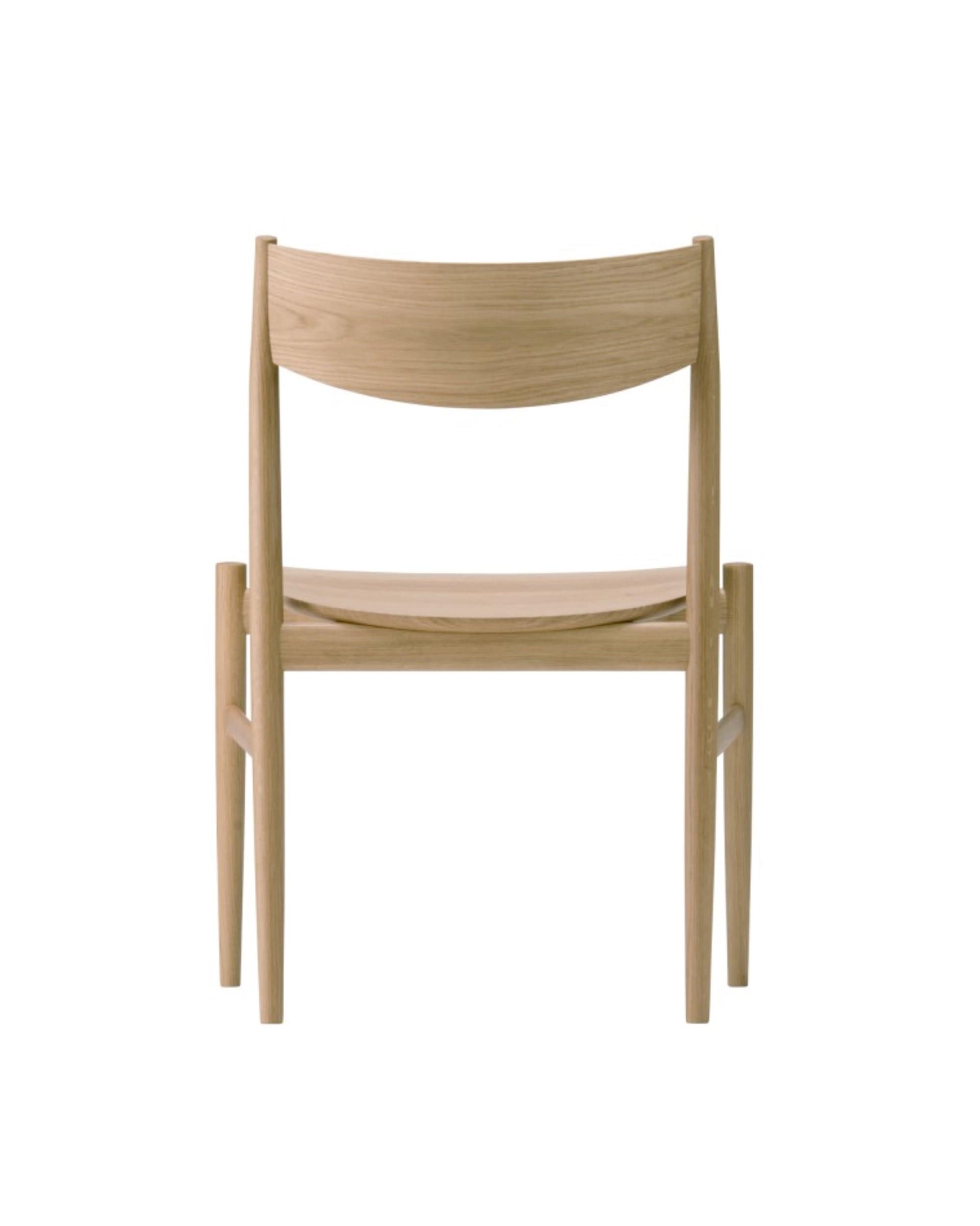 KAMUY Side Chair (Wooden Seat), Japanese Oak Natural