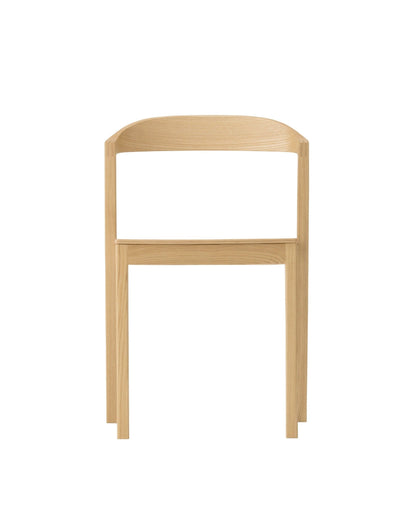 KIILA Stacking Chair (wooden seat), Japanese Ash Natural