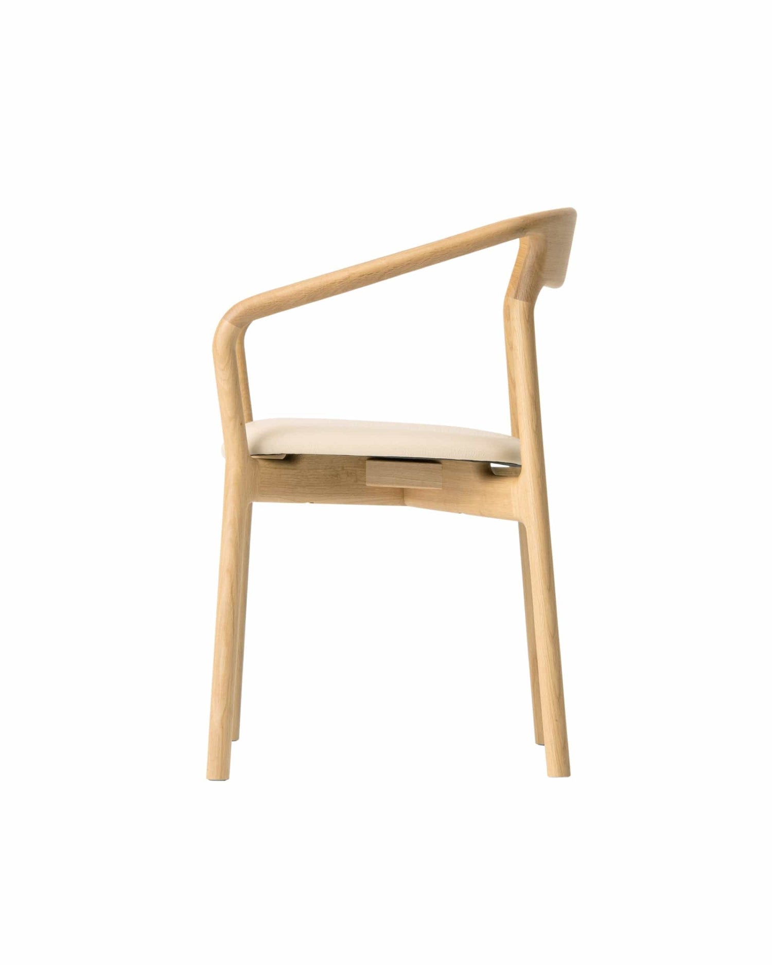 KORENTO Armchair (Upholstered Seat), Japanese Oak Natural