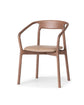 KORENTO Armchair (Upholstered Seat), Japanese Oak Medium Brown