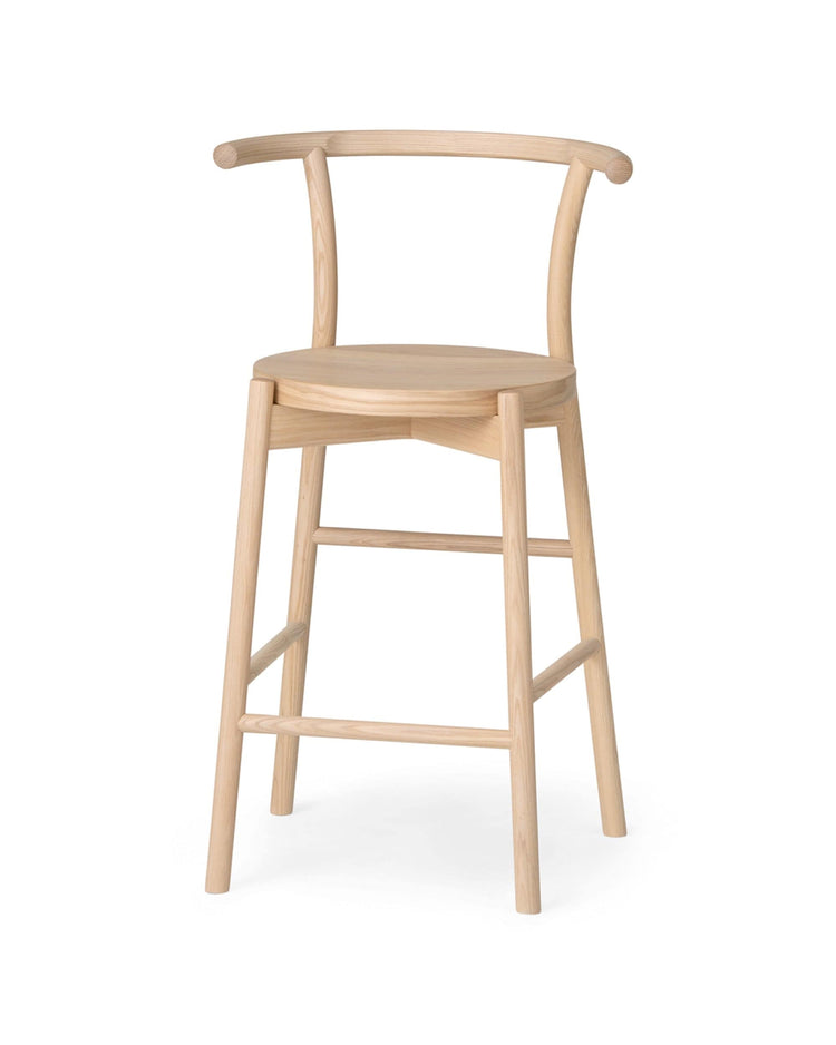 KOTAN Bar Chair (Wooden Seat), Japanese Ash Natural