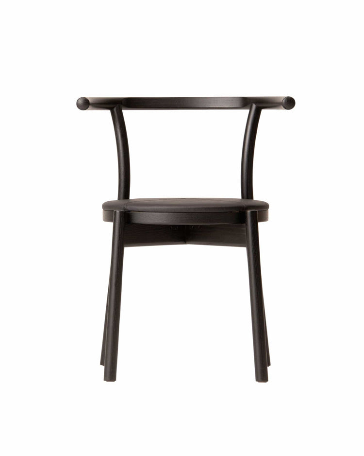 KOTAN Chair (Upholstered Seat), Japanese Ash Black