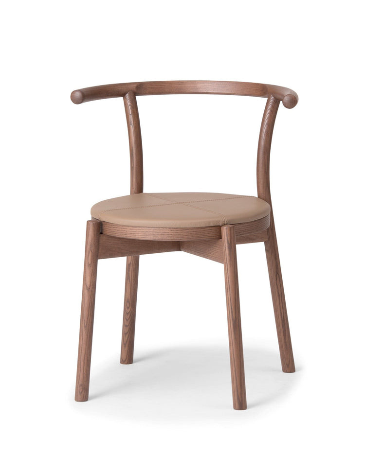 KOTAN Chair (Upholstered Seat), Japanese Ash Medium Brown