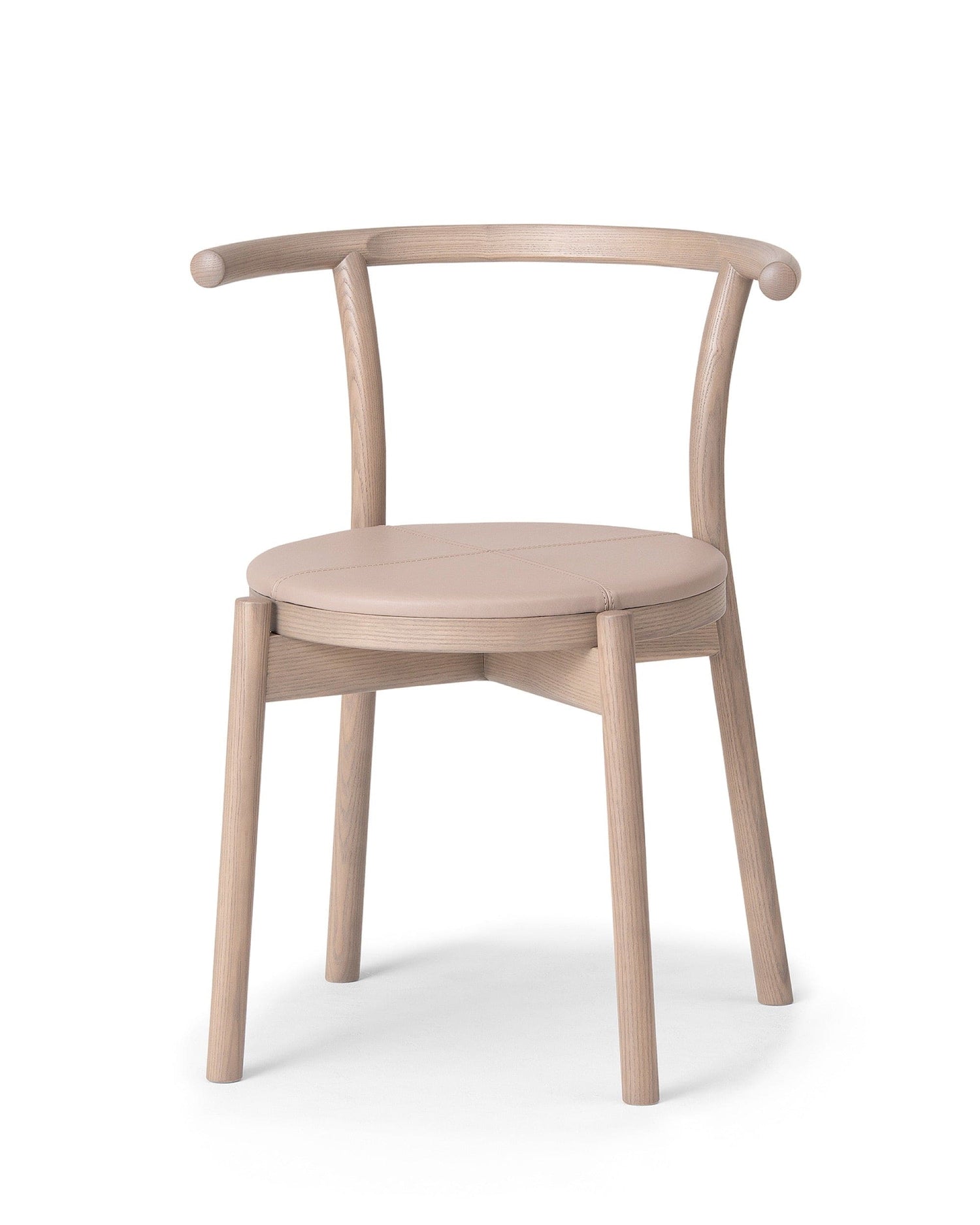KOTAN Chair (Upholstered Seat), Japanese Ash Gray Wash