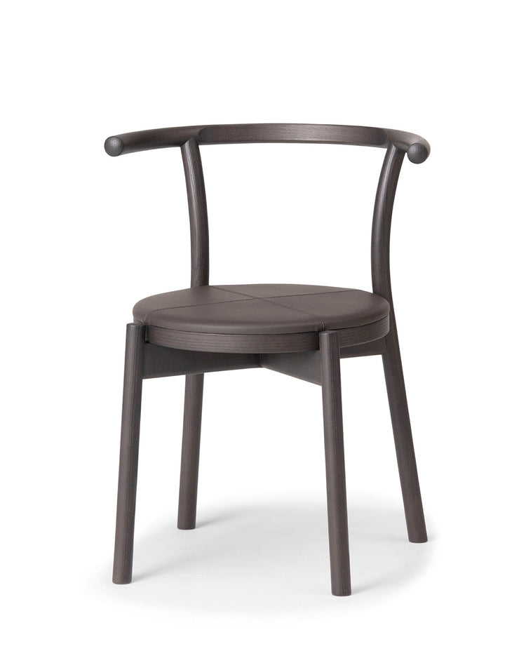 KOTAN Chair (Upholstered Seat), Japanese Ash Dark Gray