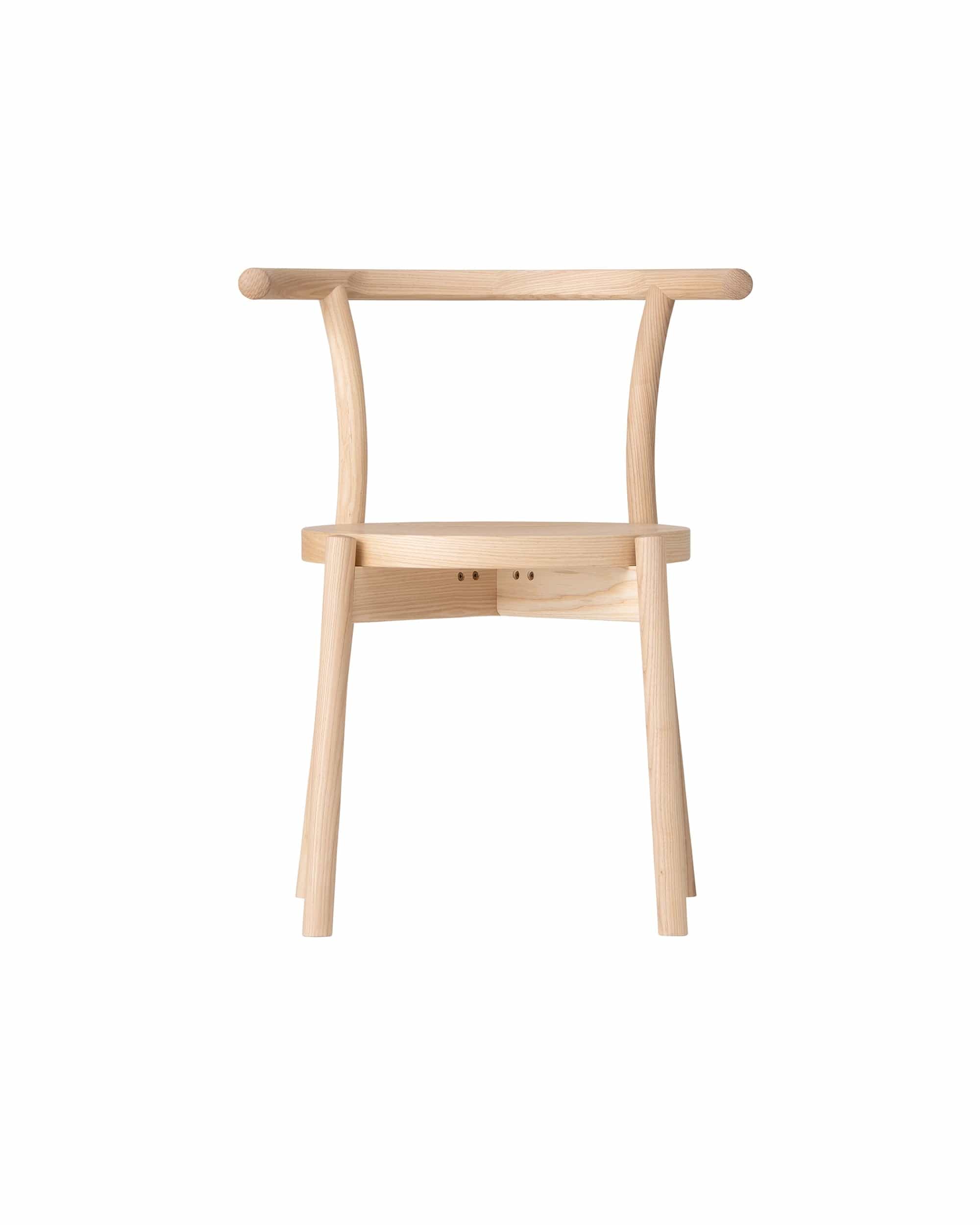 KOTAN Chair (Wooden Seat), Japanese Ash White Wash