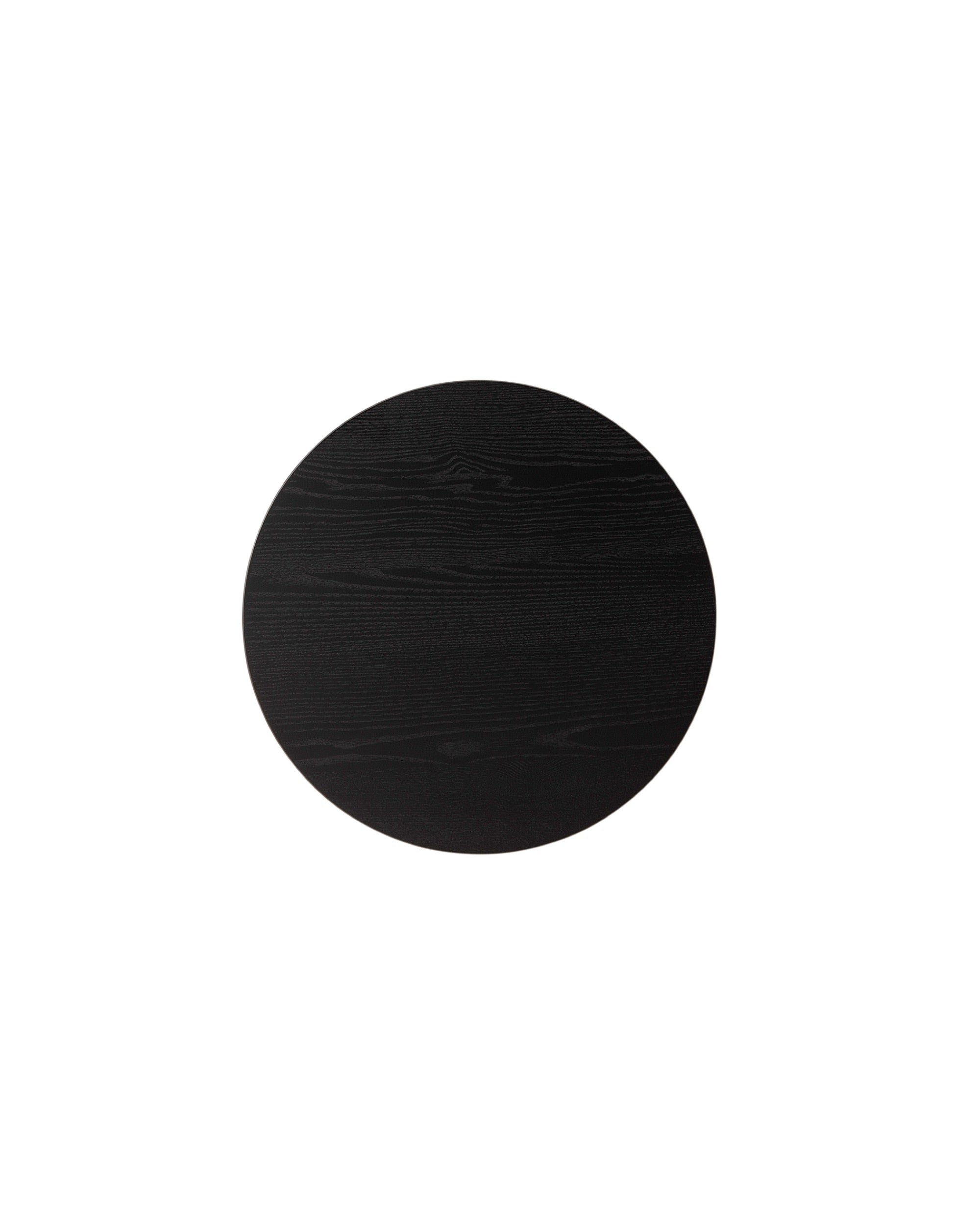 KOTAN Round Bar Height Table Japanese Ash Black