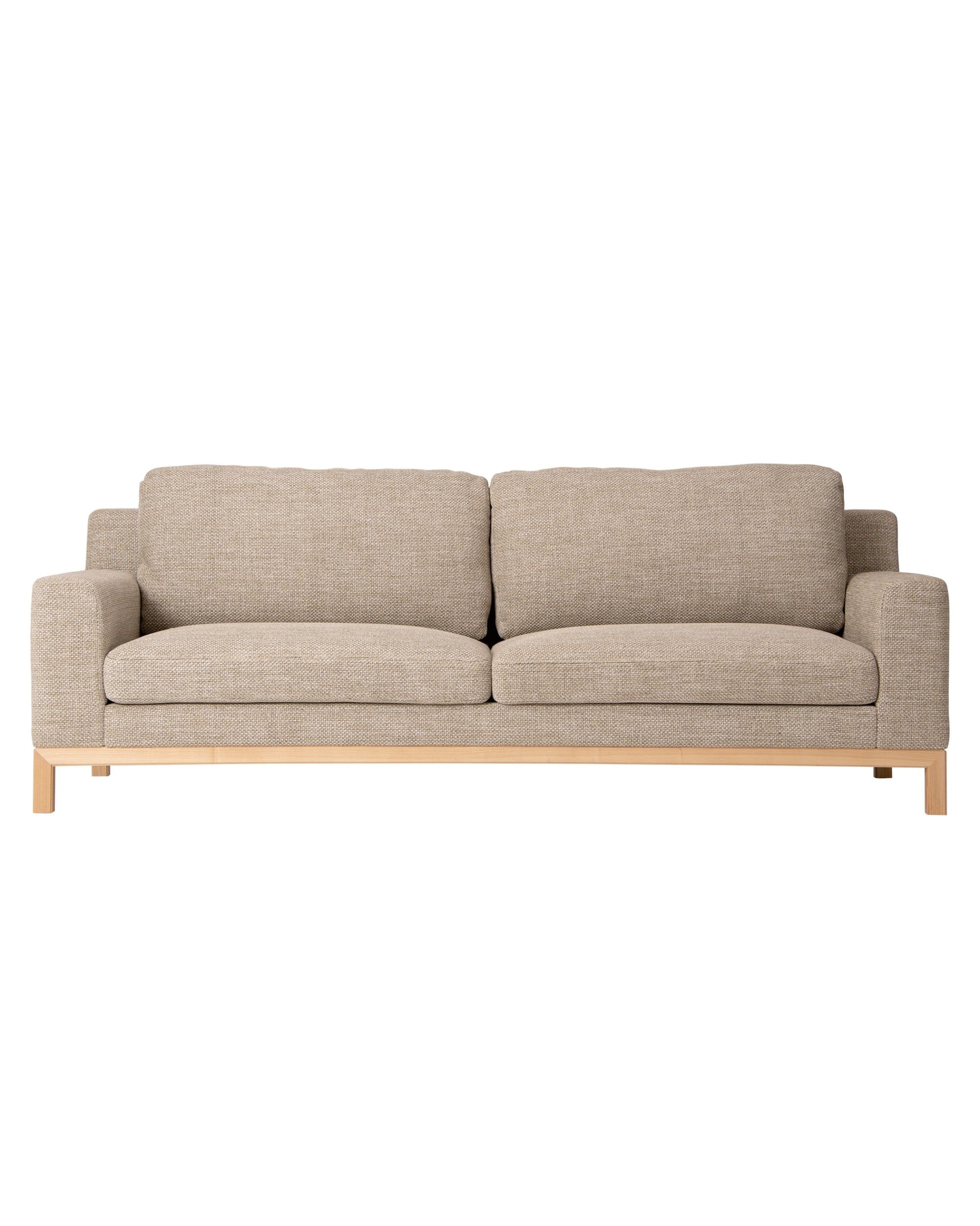 QUODO Sofa 83&quot; Japanese Ash Natural