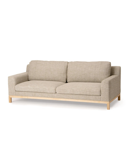 QUODO Sofa 83&quot; Japanese Ash Natural