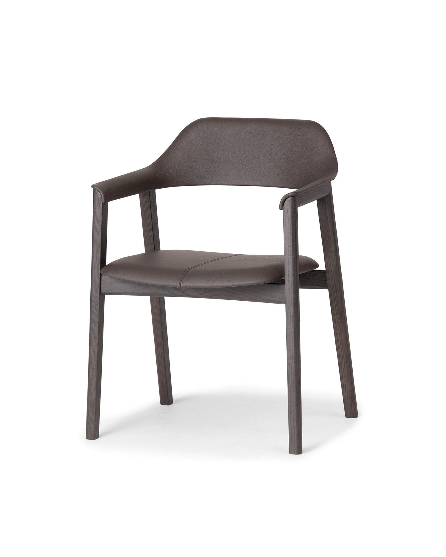 TEN Armchair Upholstered Back (Upholstered Seat) Japanese Ash Dark Gray