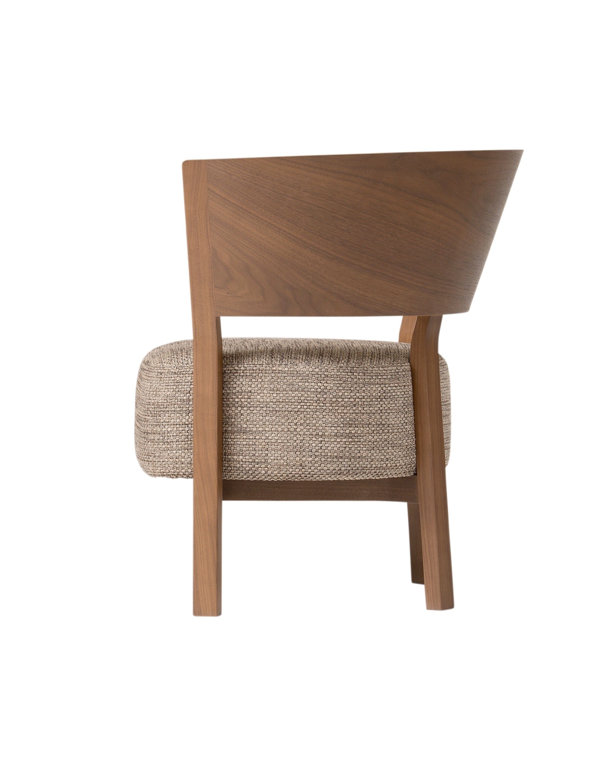 TOSAI Lounge Chair, Walnut Natural