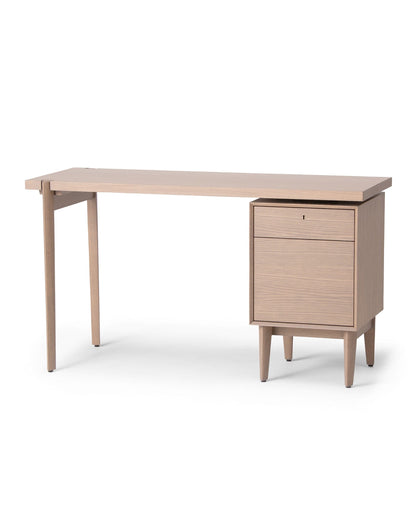 WING Desk, Japanese Oak Gray Wash by CondeHouse