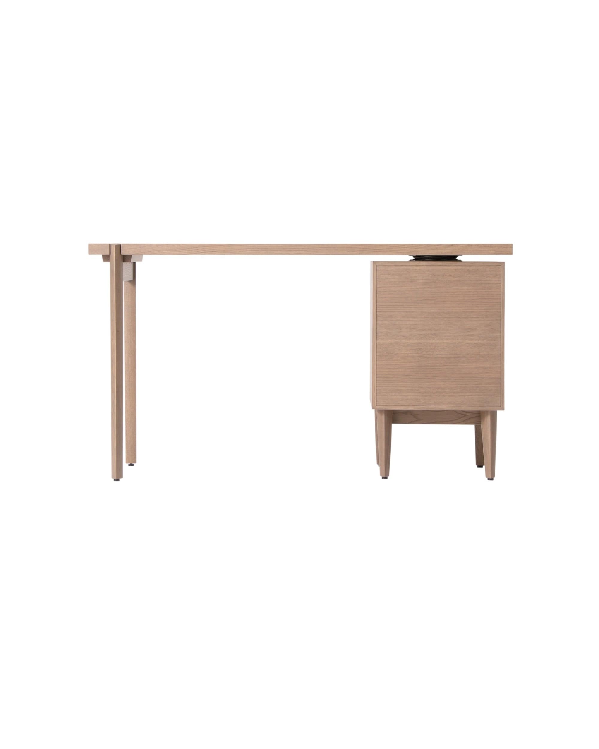 WING Desk, Japanese Oak Gray Wash by CondeHouse