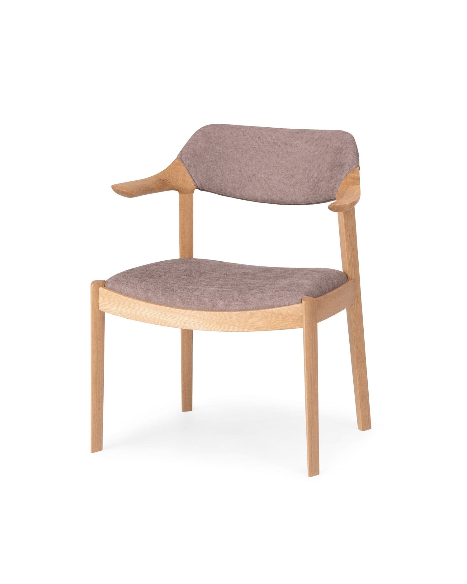 WING Side Chair (Upholstered Back) Japanese Oak Natural