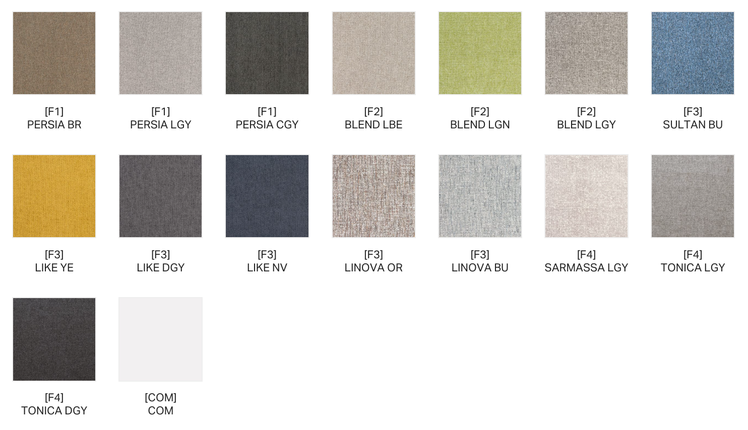 CondeHouse Fabric Options 0325