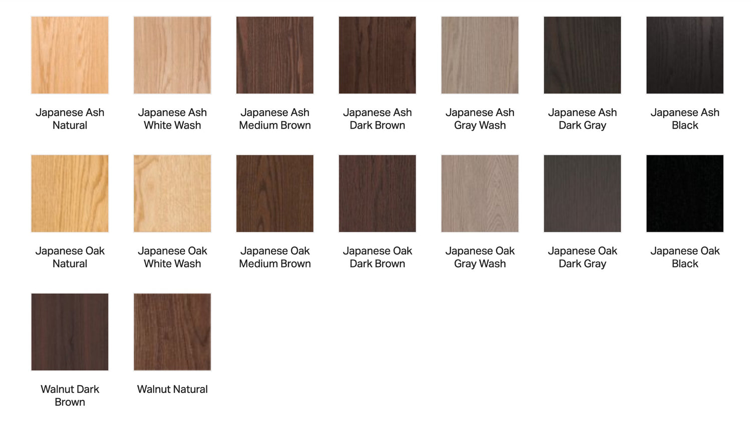 CondeHouse Wood Types & Finishes