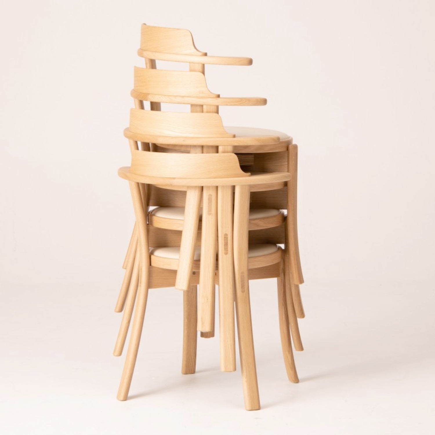 DARBY™ Chair by CondeHouse in stack of 4 chairs, available at ShopJapandi.com