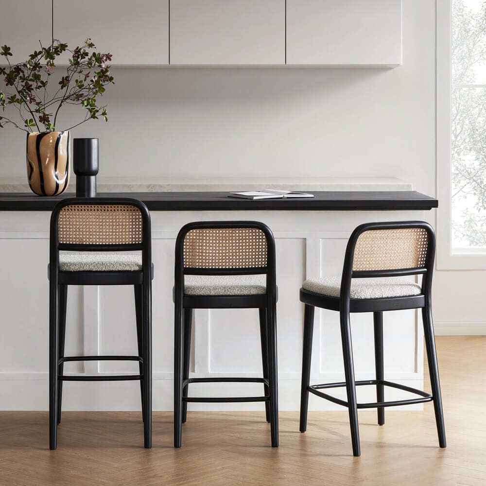 Castlery Edith Cane Counter Stool