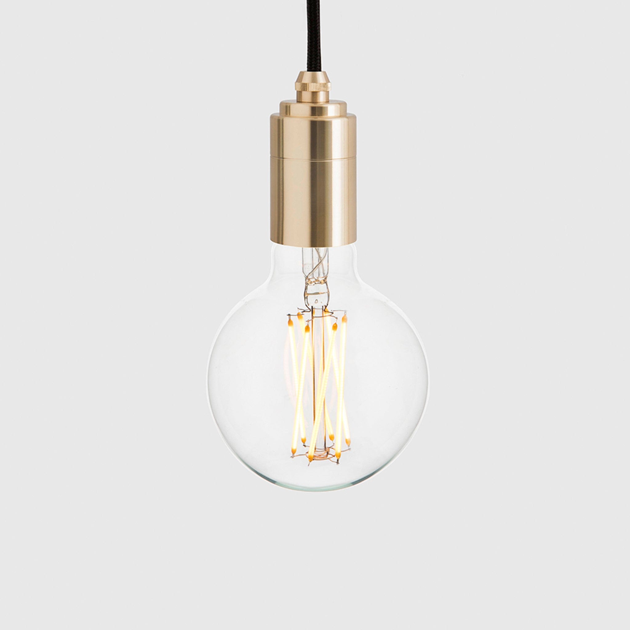 Elva Pendant Light Non-Tinted in Brass