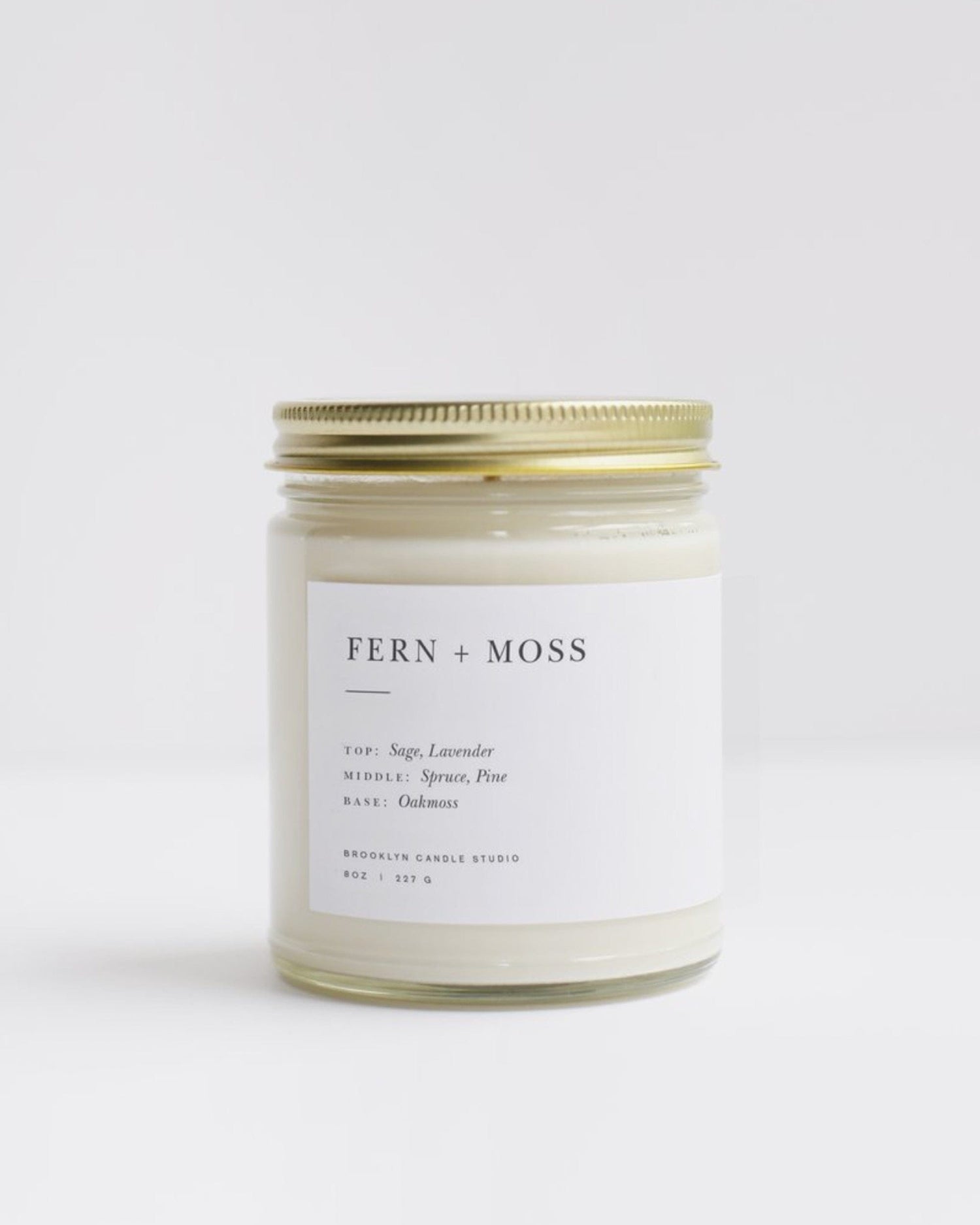 Fern + Moss Minimalist Candle