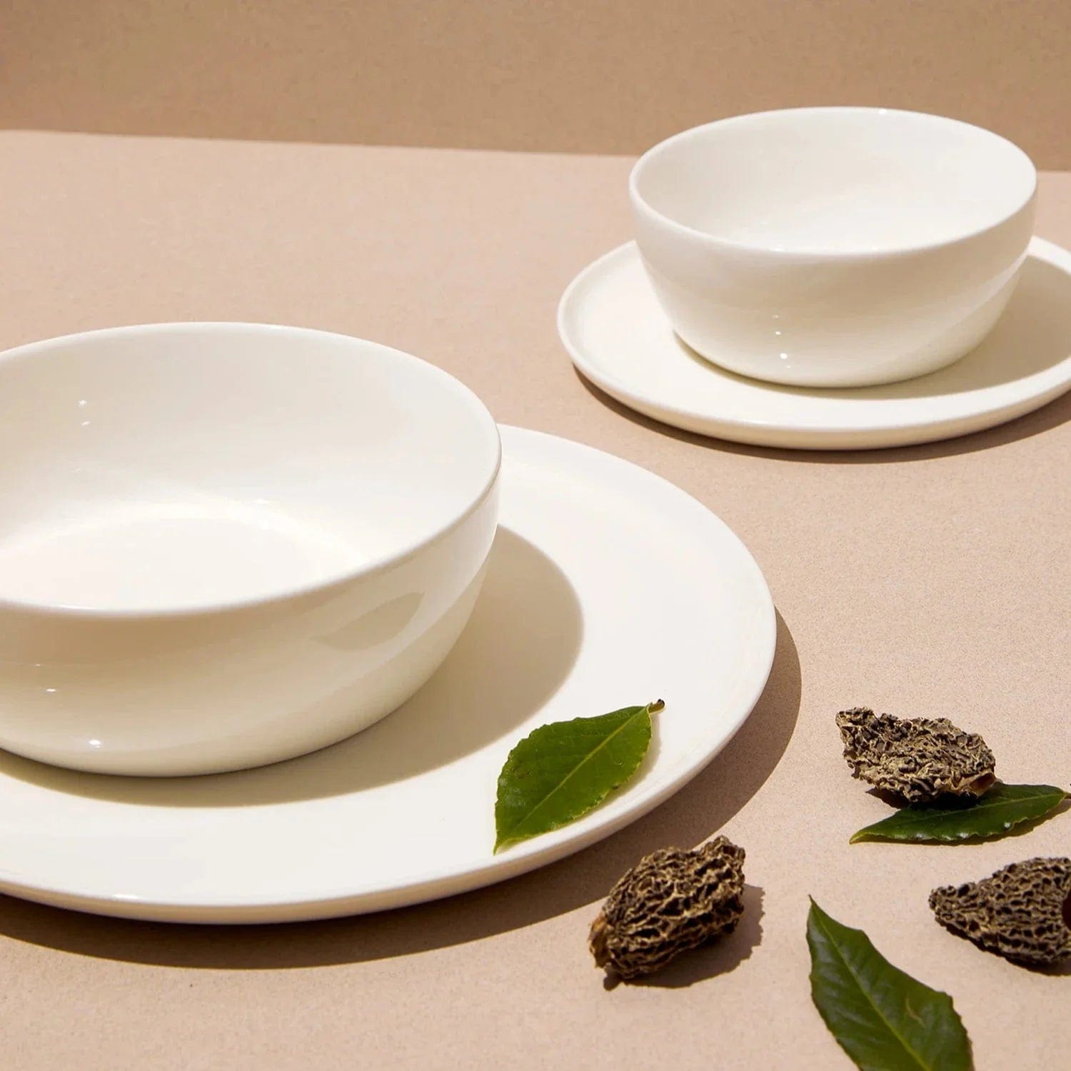 S/4 Slim Dinnerware Set - White