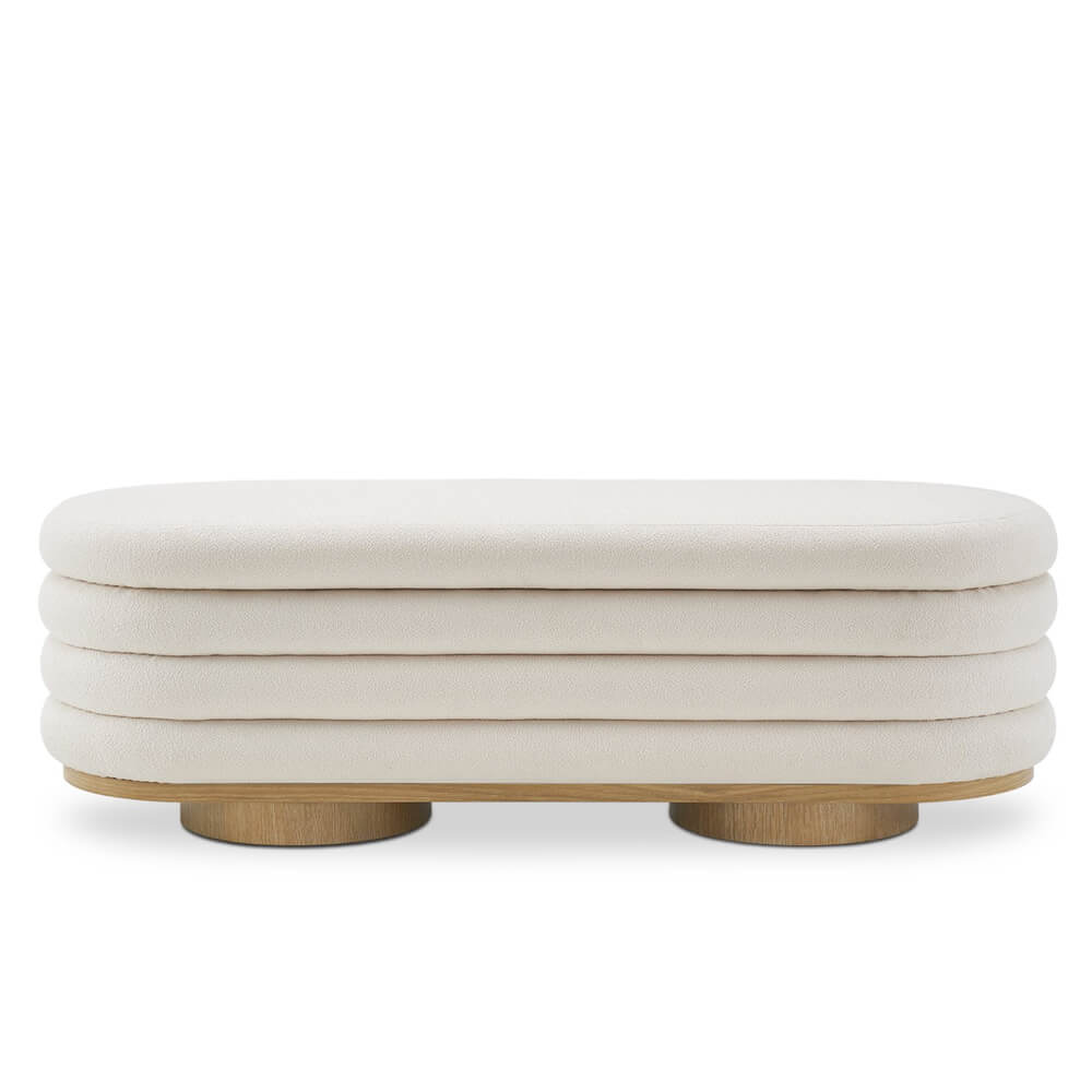 Castlery Freida Performance Bouclé Storage Bench