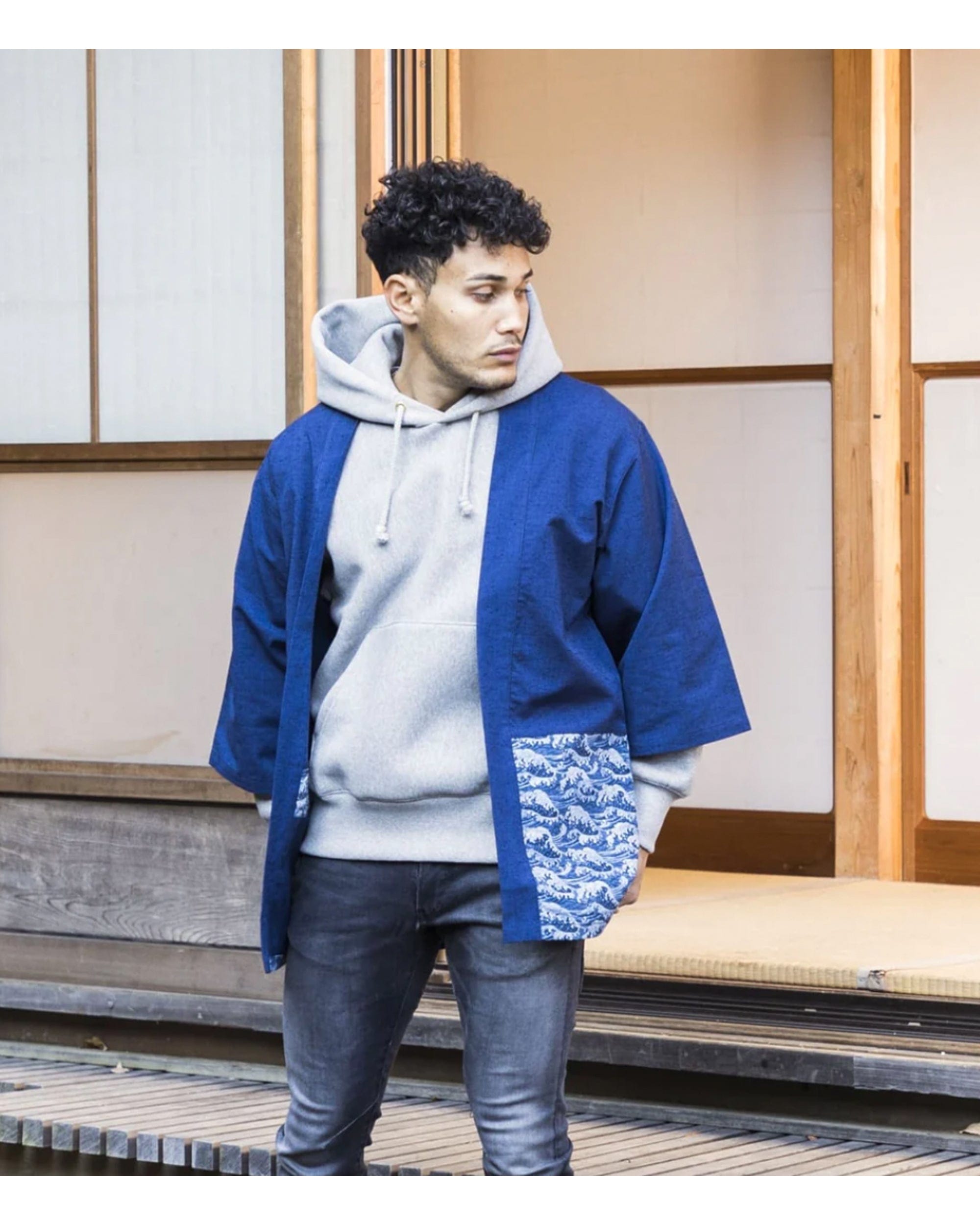 Mastercraftsmanship Haori Jacket (Nami Waves) - Kimono Style