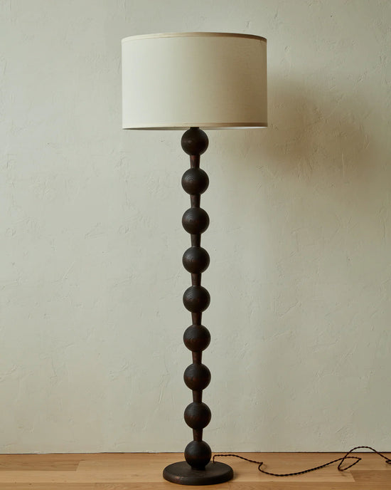 Lostine Hugo Barbell Floor Lamp - Dark Wash