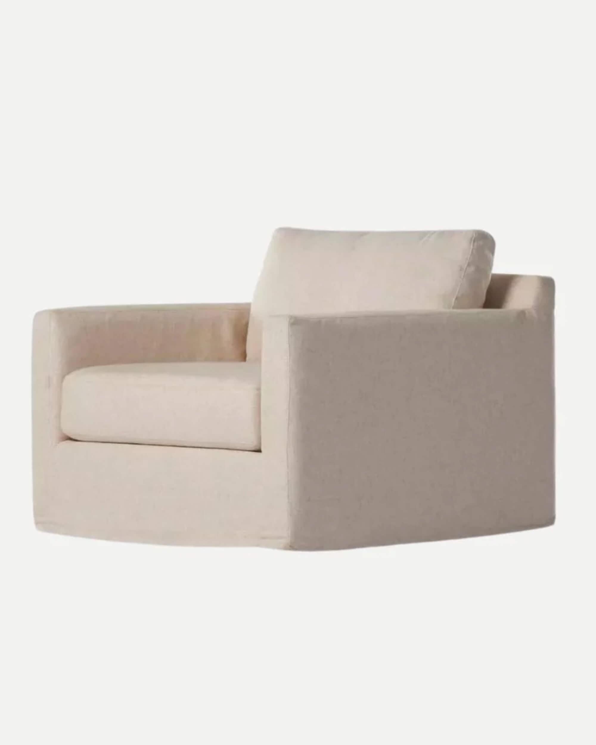 Lindye Galloway Shop Isabella Slipcover Swivel Chair