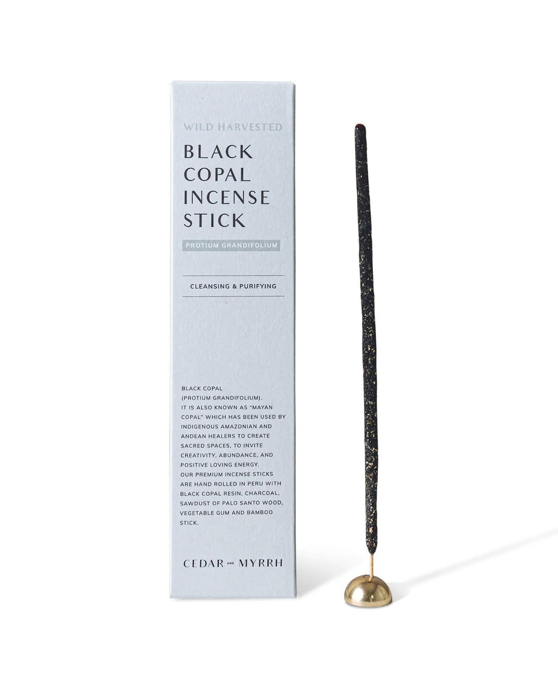 Black Copal Hand Rolled Incense Stick