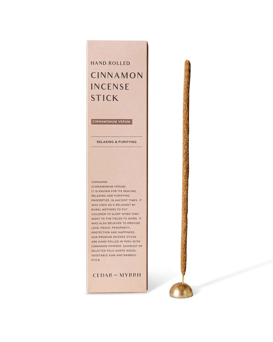 Cinnamon Hand Rolled Incense Stick