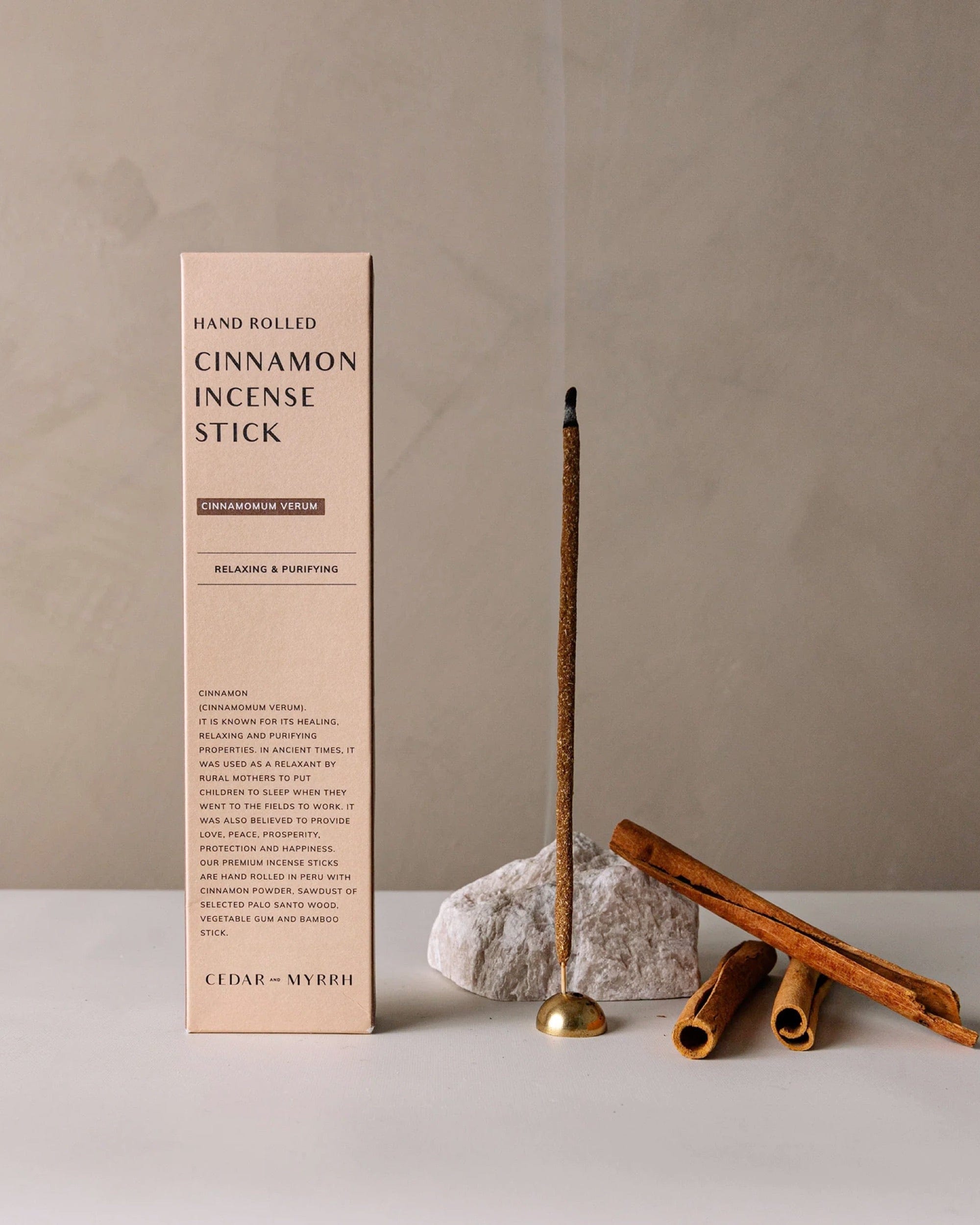 Cinnamon Hand Rolled Incense Stick