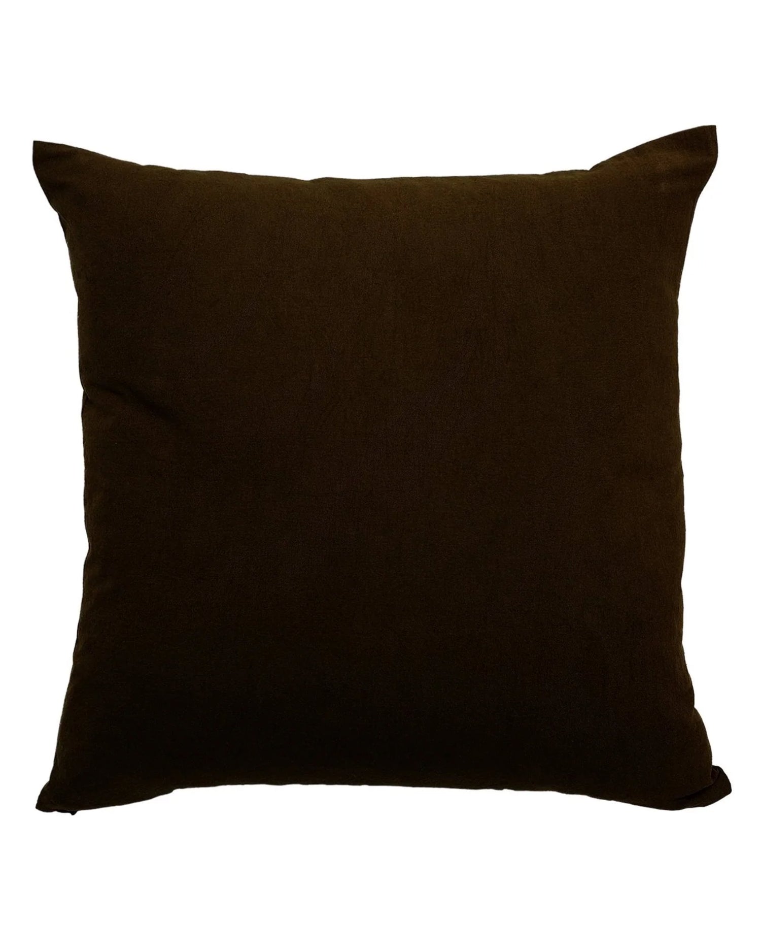 Obakki Japanese Mudcloth Pillow - Dark Brown