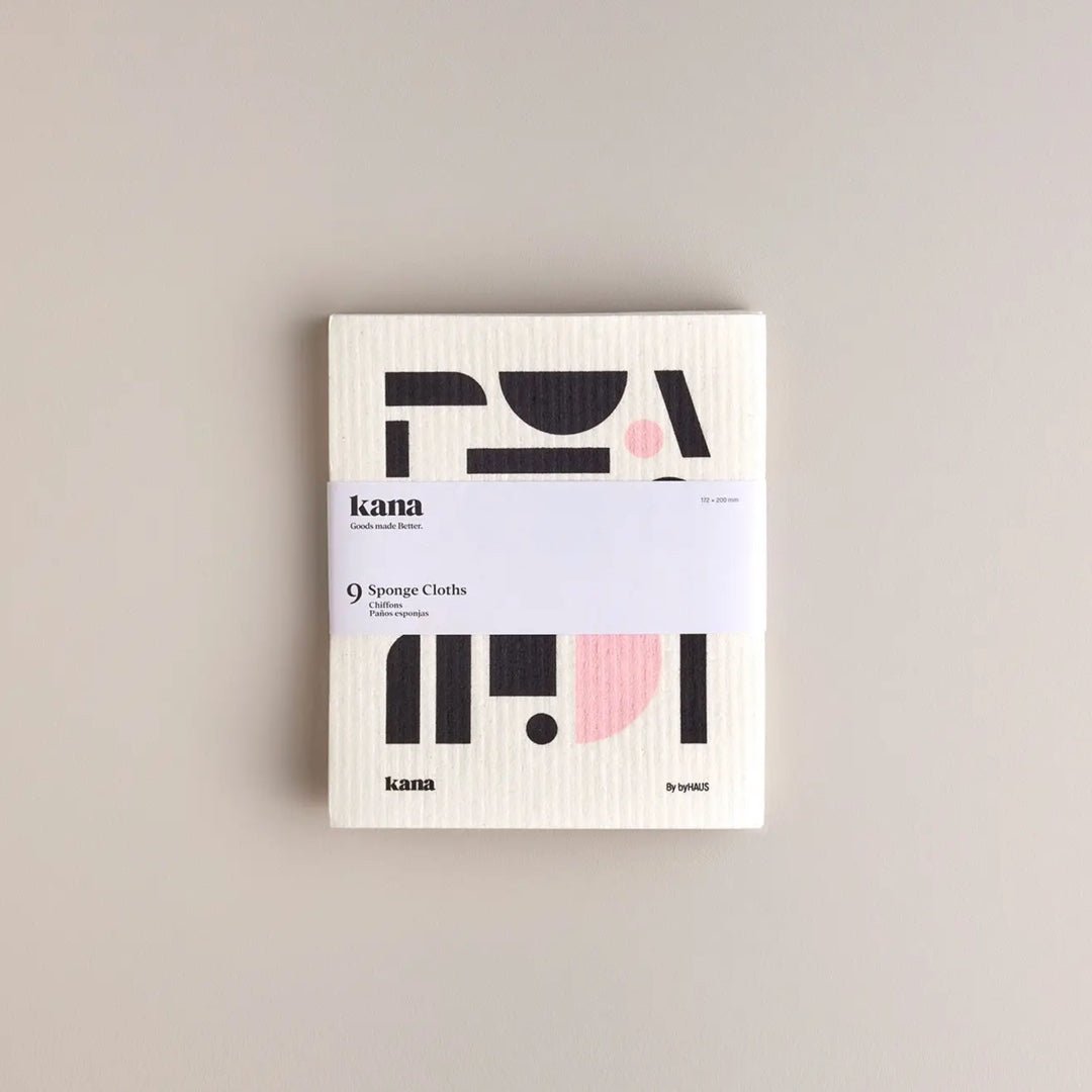 Kana Swedish Dishcloths | Set of 9 - Design by ByHaus Studio Pink
