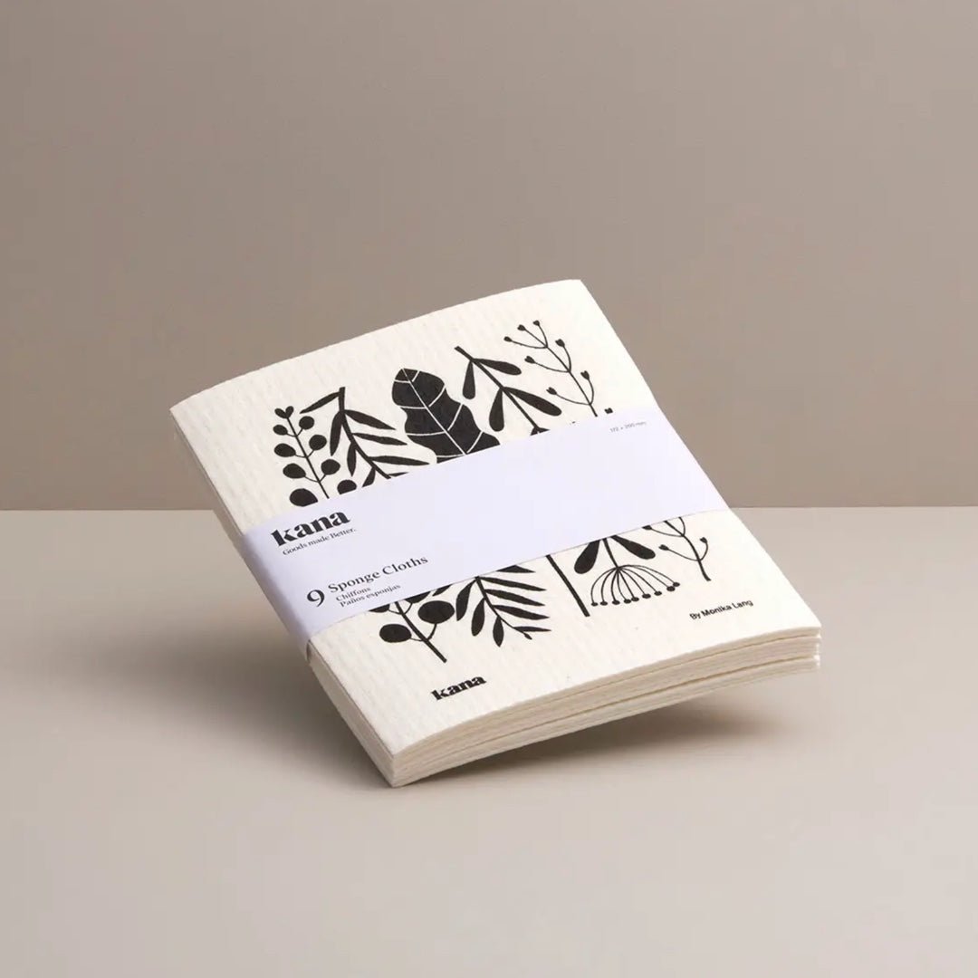 Kana Swedish Dishcloths | Set of 9 - Design by Monika Lang