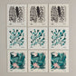 Kana Swedish Dishcloths | Set of 9 - Design by Monika Lang Individual