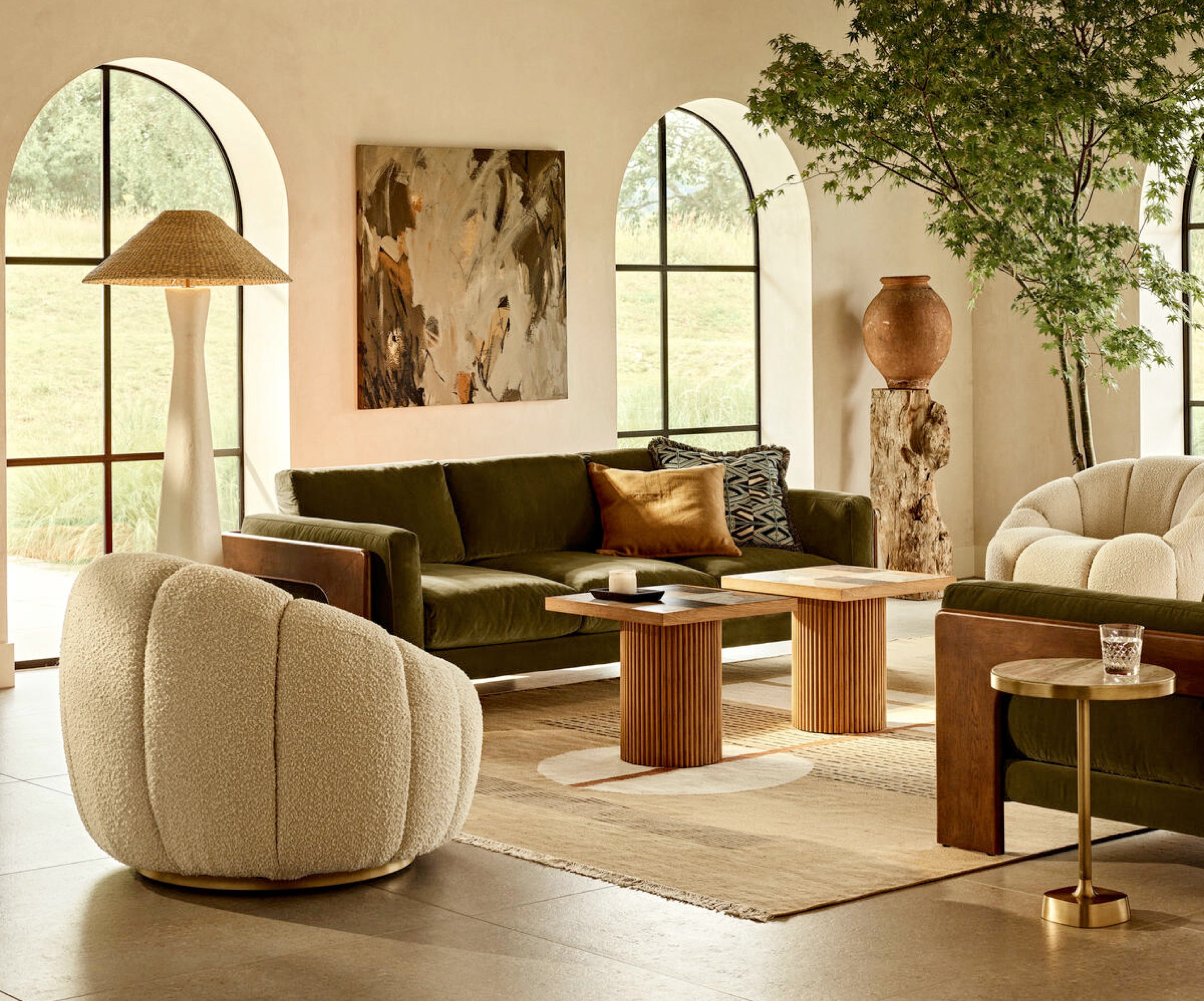 Japandi Living Room Furniture, Japandi Style Living Room