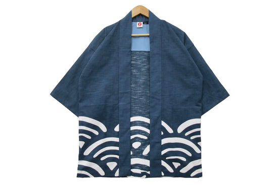 Japan Objects Store Seigaiha Men’s Kimono Jacket