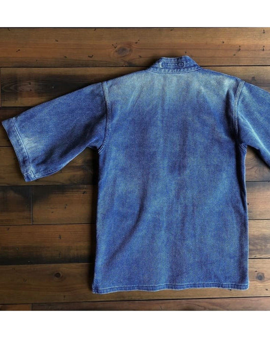 Mastercraftsmanship Kimono Jacket in Japanese Sashiko Embroidery