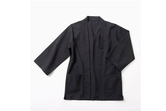 Haori Jacket (Japan Black) Long Sleeve - Kimono Style