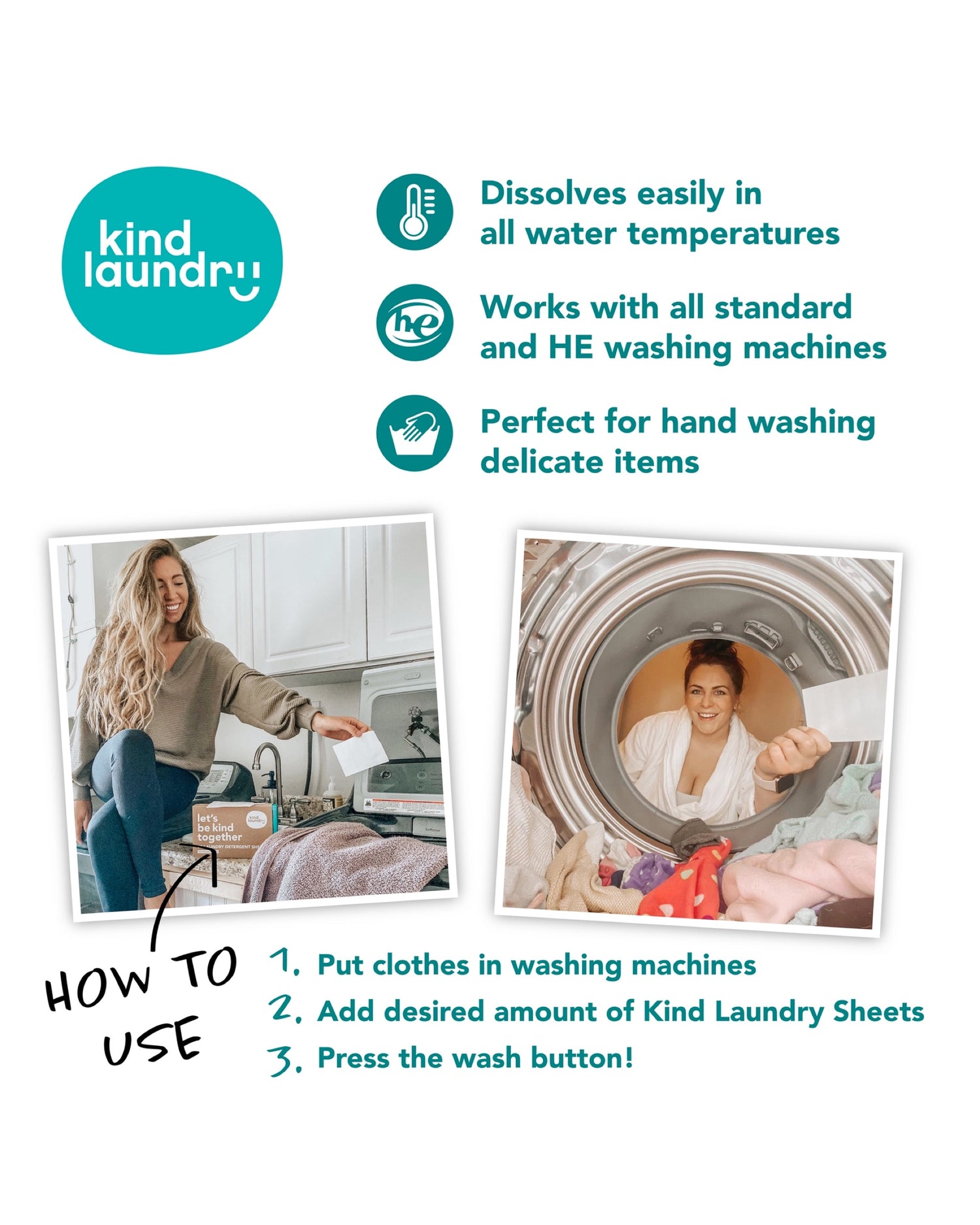 Zero Waste Laundry Detergent Sheets (Fragrance-Free)