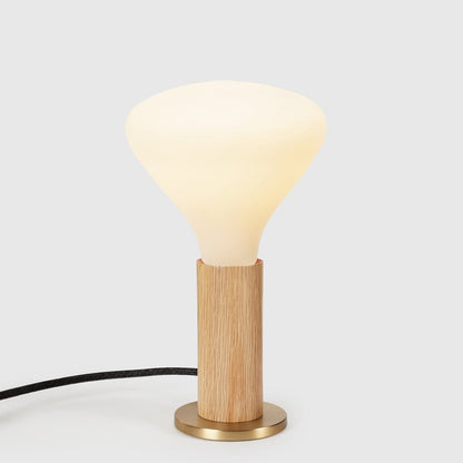 Knuckle Table Lamp in Oak + Noma