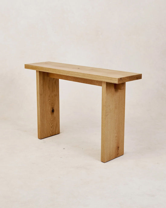 House of Leon Kyoto Console Table - White Oak