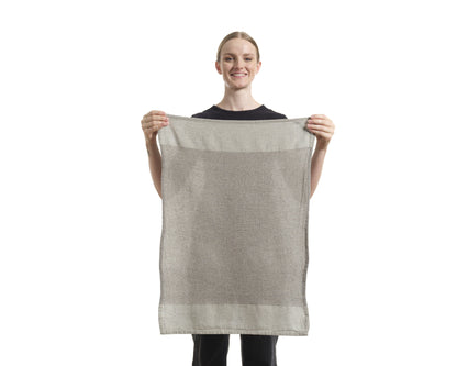 Kitchen Towels, Set of 4 - Cotton Flat &amp; Waffle Weave Set