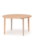 Japanese Ash Natural, MOM Round Extension Table by CondeHouse