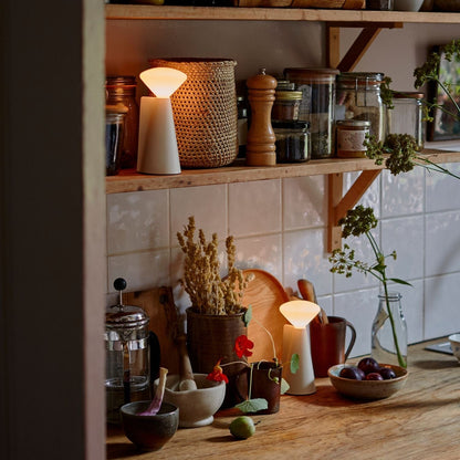 Mantle Portable Lamp in Stone White