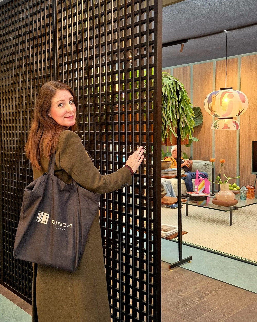 Marlene Giezen, Dutch designer, Ginza Lines with Shinjuku Room Divider