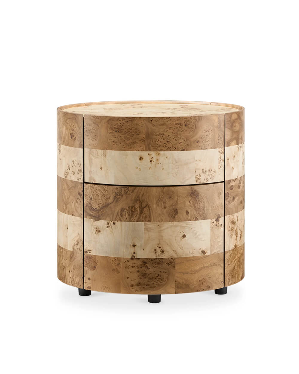 Castlery Mika Burl Wood Side Table