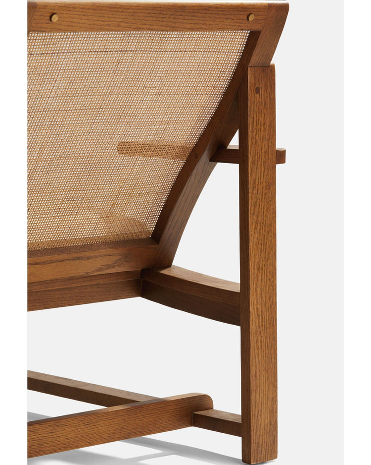 Nia Cane Chair - Linen, Natural