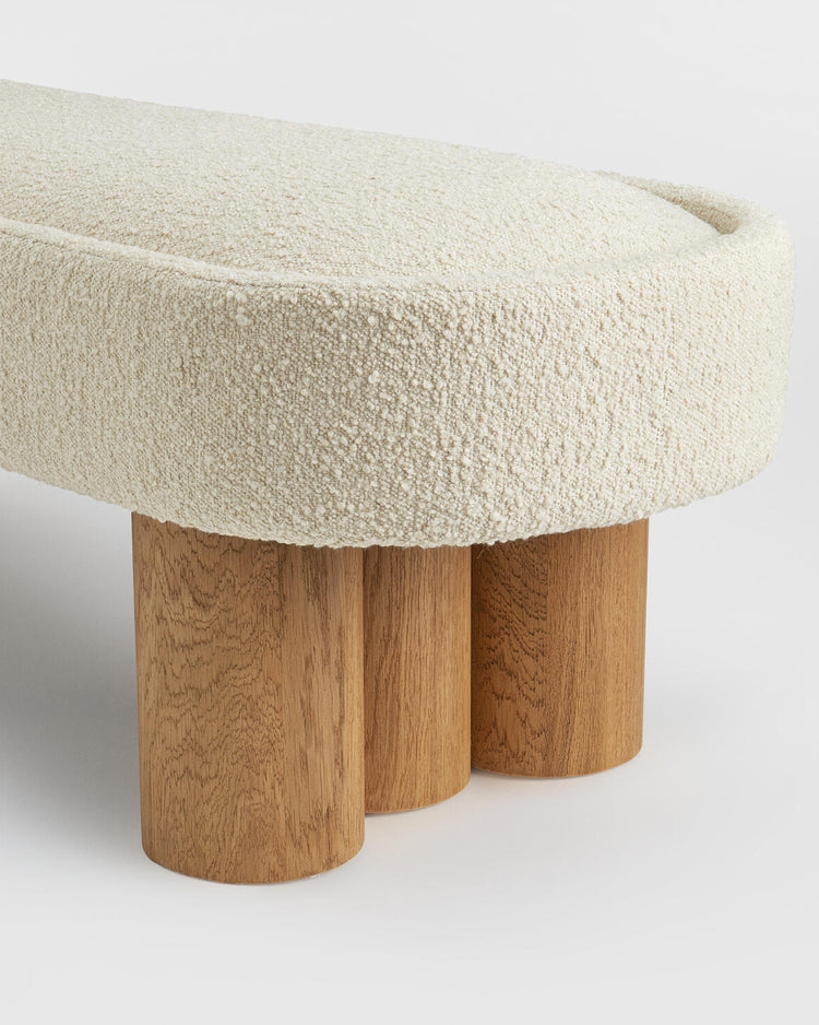 Nieve Bench - Boucle Sand